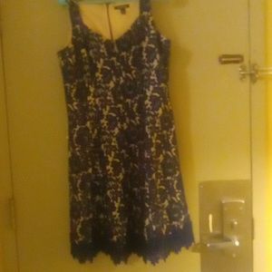 Roz & Ali blue lace dress 12